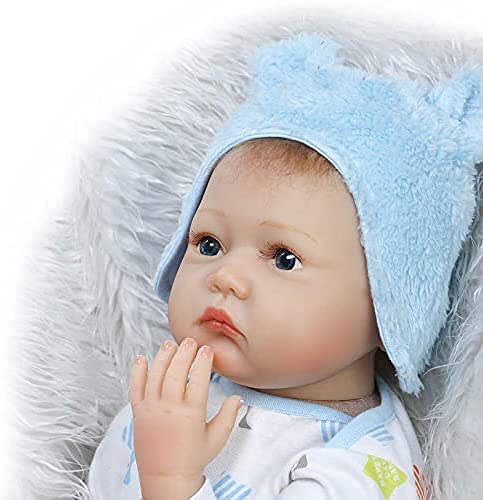 Funny House 22 Inch Soft Vinyl Real Lifelke Reborn Baby Doll Twins Realistic Newborn Dolls Sleeping Girl And Boy 2Pcs Toys Free Magnet Pacifier #TOP2