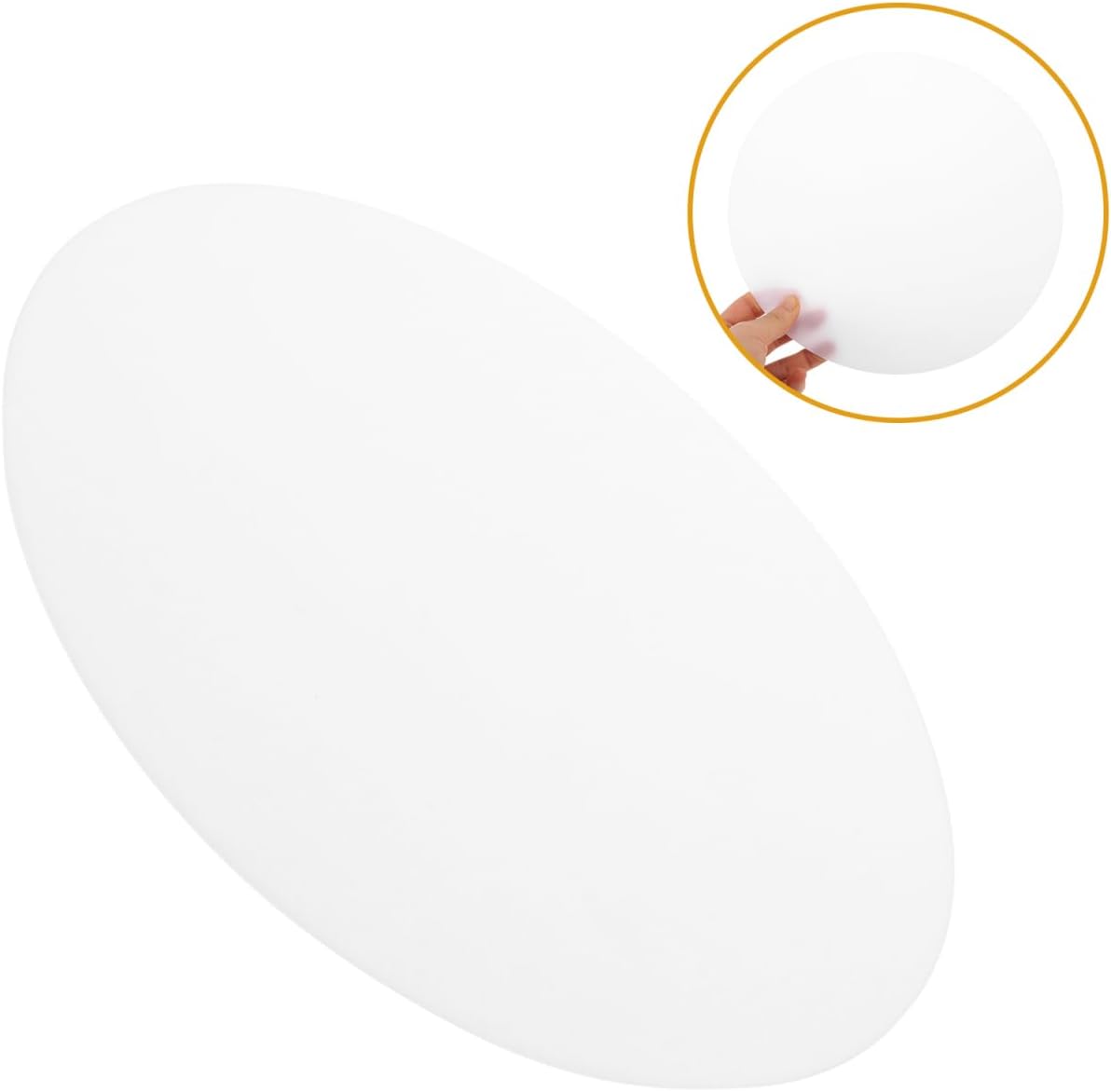 Kichvoe Acrylic Ceiling Light Diffuser 15.5 Inch Round Cover Panel | Frosted Replacement Light Cover For Flush Mount Fixtures Soft Lighting Panel Shade For Bedroom Living Room Dining Area
