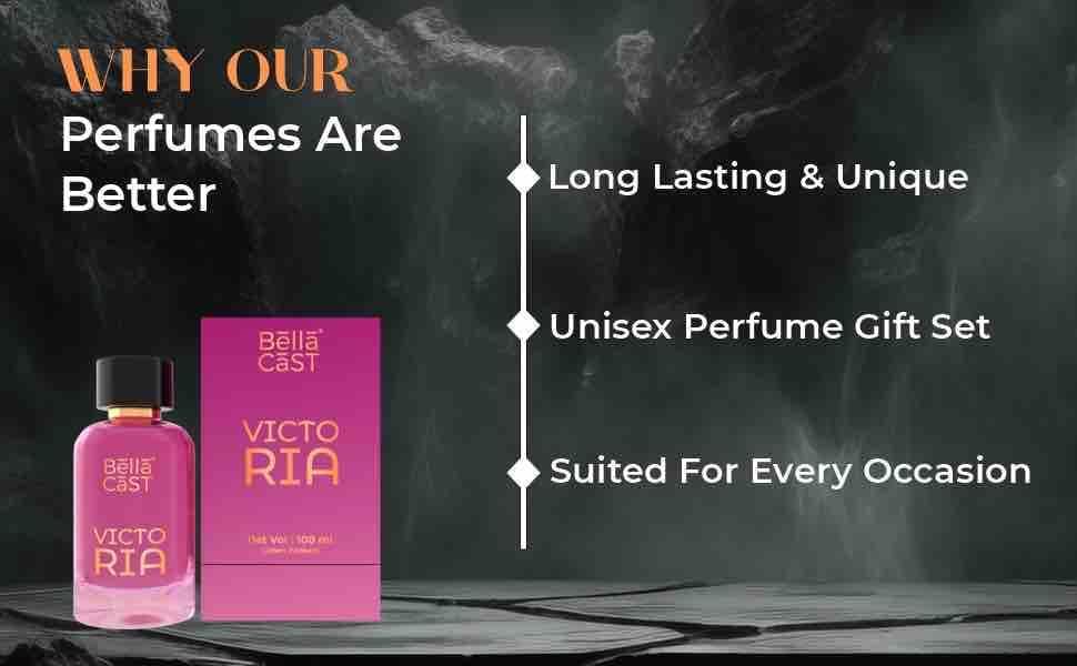 Image of Bella Cast Perfume 100 ml | Fragrance Spray for Men & Women | Everyday Personal Fragrance Collection (Victoria)