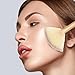 Healifty Fan Shaped Makeup Brush 12pcs Small Light Gold Facial Applicator Brush for Mask Application and Beauty Salon Use for Skincare and Face Treatments