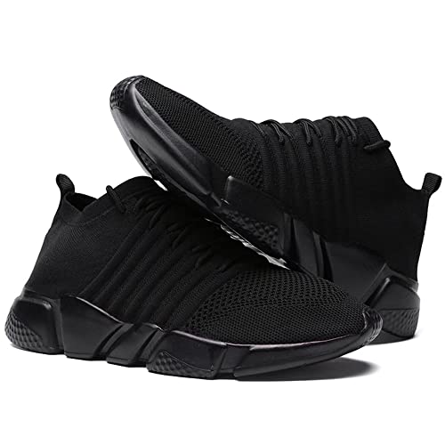 Image of GSLMOLN Mens Womens Fashion Sneakers Unisex Slip on Ultra-Sock Knit Soft Sole Breathable Lightweight Casual Walking Shoes