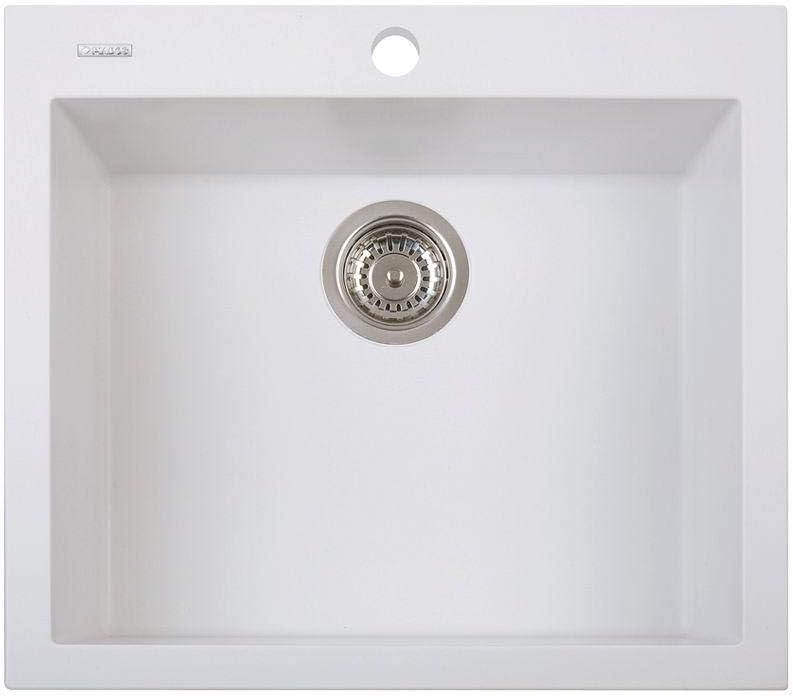 LaToscana ON6010-58UG One Series Single Drop-In Sink, Milk White