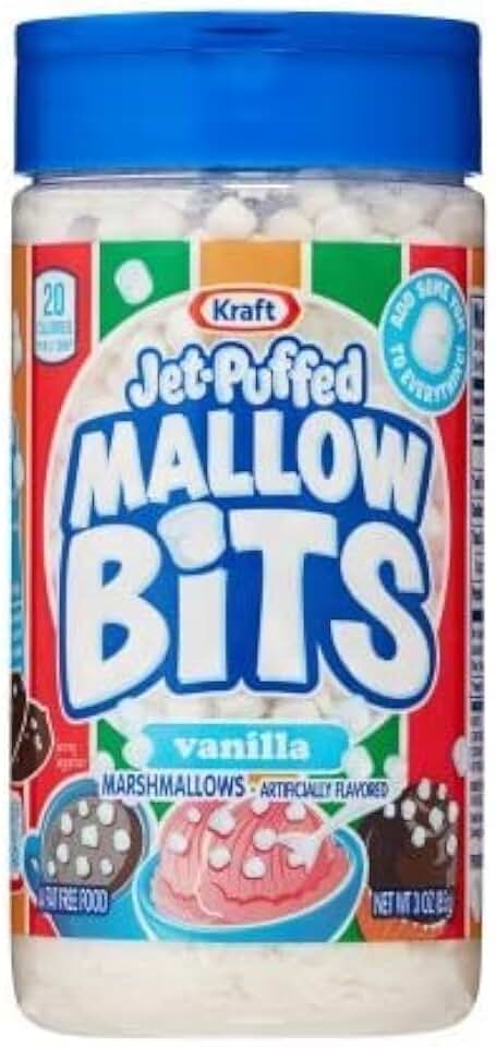 Kraft Jet-Puffed Mallow Bits Vanilla Marshmallows (Pack of 4)