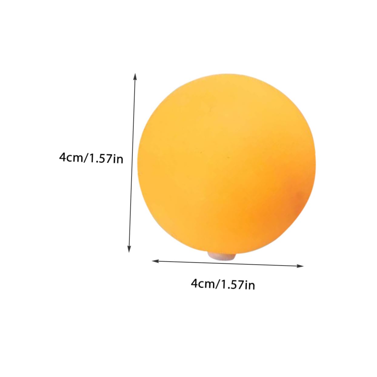 GANAZONO 60Pcs Pong Balls for Table Tennis Training Durable Plastic Exercise Balls with Elastic Shaft for Skill Enhancement and Practice Sessions