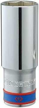 KING TONY 623550M Deep Socket, 50 mm, 3/4-inch