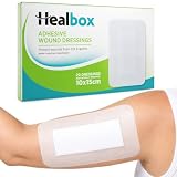 Healbox Medicazioni Adesive per Ferite 10 cm x 15 cm – Confezione da 20