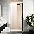Pivot Glass Shower Door 34" W x 72" H,1/4" (6mm) SGCCTempered Glass,Swing Frameless 34 inch Shower Door, Adjustable and Reversible Installation Hinged Small Single Door with Stainless Steel Handle