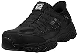Skechers Men's Hands Free Slip ins Cankton faison St, Black/Black, 12 Wide