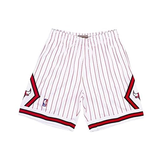 Mitchell & Ness NBA Reload Swingman Chicago Bulls Mens White Shorts