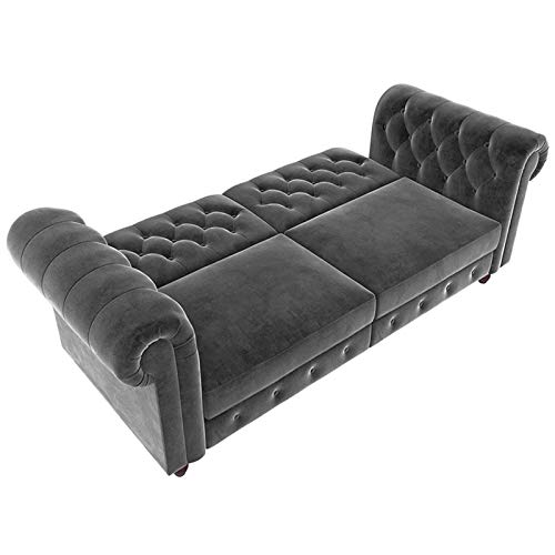 Dhp Furini Tufted Sleeper Sofa In Gray #TOP4