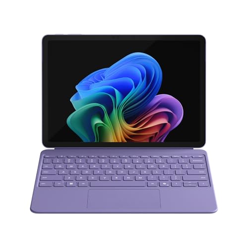 Microsoft Surface Pro Keyboard and Slim Pen 2 Bundle for Surface Pro 12" Device, Alcantara Material, Violet - image 2