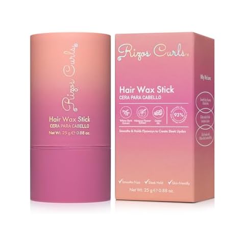Rizos Curls Hair Wax Stick, Tames Flyaways, Smooths Frizz, Adds Shine, Perfect for Sleek Hair Styles Cover