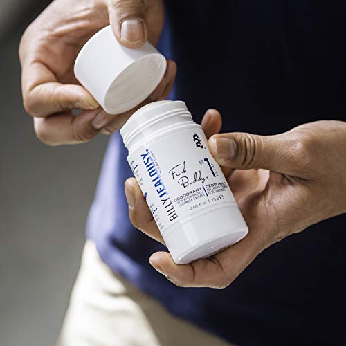 Billy Jealousy Funk Buddy No 1 Mens Deodorant With Witch Hazel, Sage & Cucumber Extracts, Aluminum Free Deo Stick, Sandalwood Scent, Clean, 2.65 Fl. Oz. #TOP4