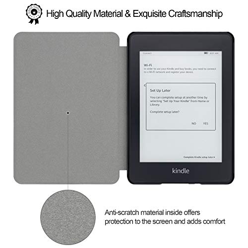 WALNEW Case for Kindle Paperwhite 10th Generation 2018 Released (Model No. PQ94WIF) – Protective PU Leather Cover Slim Portable sleeve Smart Case with Auto Sleep/Wake Function - Image 8