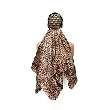 ROSEBONY Wrap Cap Hair Net with Scarf, Heatless Silk Press Hair Care, Shower Cap (color-3)
