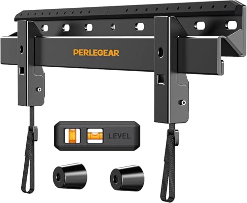 Perlegear No Drill TV Wall Mount for Most 24-65 Inch TVs up to 100 lbs, Studless TV Mount, Drywall TV Bracket with Max VESA 400x400mm, No Stud, Easy Install, Low Profile, PGMT7 by Perlegear - Used condition - Image 7