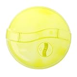 Rtengtunn Couvercle transparent pour réfrigérateur et micro-ondes - 25,4 cm - Jaune
