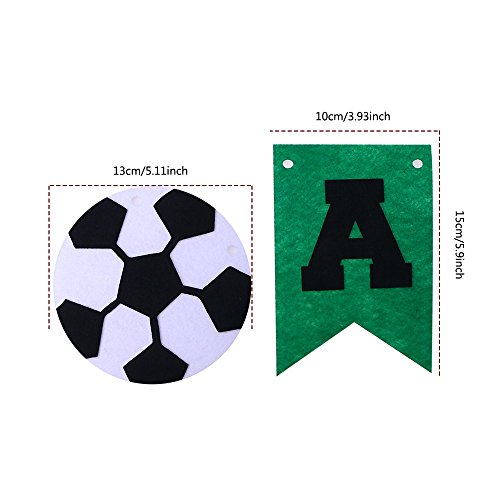 Soccer Party Banner Goal Party Banner Sports Party Decorations Festive Soccer Letter Banner Party Supplies #TOP2