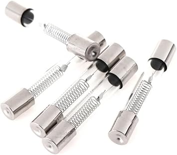 5 Pack Microwave High Voltage Fuse 5KV 6x40mm, 850mA 0.85A 5KV, 850mA 0.85A