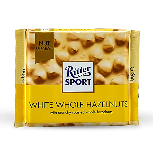 Ritter Sport White Chocolate Hazelnut Bar-Pack Of 3 #TOP13