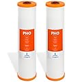 Express Water Polyphosphate Anti-Scale Water Replacement Filter – Whole House Replacement Water Filter – PHO High Capacity Water Filter – 4.5” x 20” inch – 2 Pack
