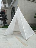 Grande tente tipi élégante en dentelle à 5 côtés pour adultes : 221 cm de haut, adaptable pour une utilisation en intérieur et en extérieur, inspirée par les styles indiens, parfaite pour les soirées