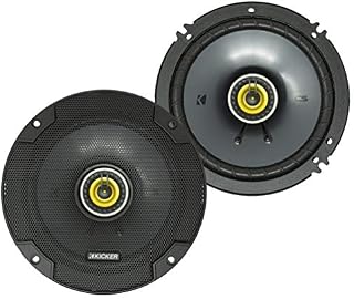 KICKER CS Series CSC65 6.5 Inch Car Audio Speaker with Woofers, Yellow