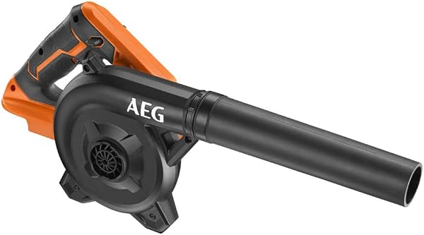 Souffleur de feuilles AEG 18 V compact, 257 km/h, 3 vitesses, sans batterie ni chargeur