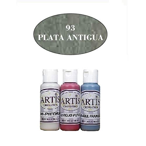 ARTIS CROMATICA PINTURA ACRÍLICA 60 ML PLATA ANTIGUA