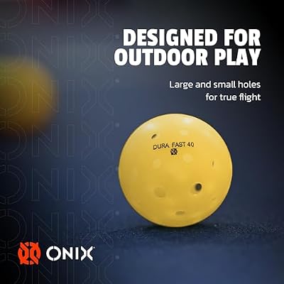 Onix Durafast 40 Pickleball Top Performance Engineered for Championship Play True Flight Competitive Ball