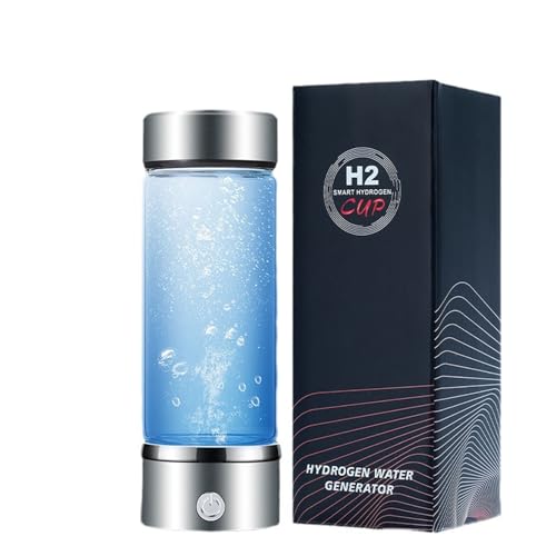 Gourde riche en hydrogène électrolyse 3min contre l'eau du robinet de mauvaise qualité