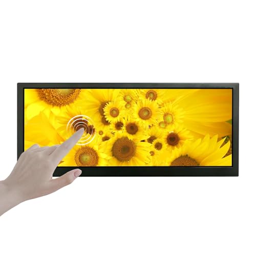 Image of VSDISPLAY 10.3'' 1920x720 Touchscreen Monitor IPS Small Stretched Bar LCD | with Mini H /D USB-C Video Input for Computer Laptop PC Industrial Secondary Display