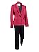 Le Suit Women's 1 Button Unmatched Pant Suit
