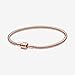 Price comparison product image Pandora Icons Snake chain 14k rose gold-plated bracelet, 21