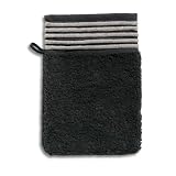 Möve Handtücher Wellness Chenille-Bordüre Dark Grey - 820