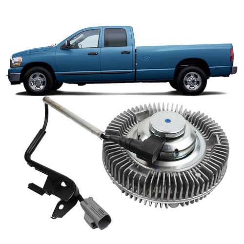 Dasbecan Electric Radiator Cooling Fan Clutch 3282 Compatible With Cummins diesel 5.9L 6.7L L6 Dodge Ram 2500 3500 4000 4500 5500 Replaces55056990AC 55056990AA 55056990AB