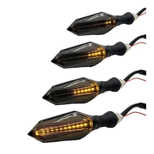 Clignotants LED pour motos 12V avec feux de freinage arrière intégrés