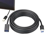 Enhanced Connectivity: Upgrade your device connectivity with this reliable USB 3.0 e xtension cable. Perfect for mice, keyboards, printers, hard disks, scanners, game consoles, and other devices.