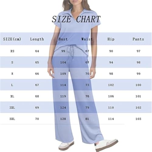 Meonsopoli 2 Piece, V Neck Short Sleeves Ventilated Wrinkle Resistant Sweatsuits Sets, Womens 2 Piece Summer Outfit2