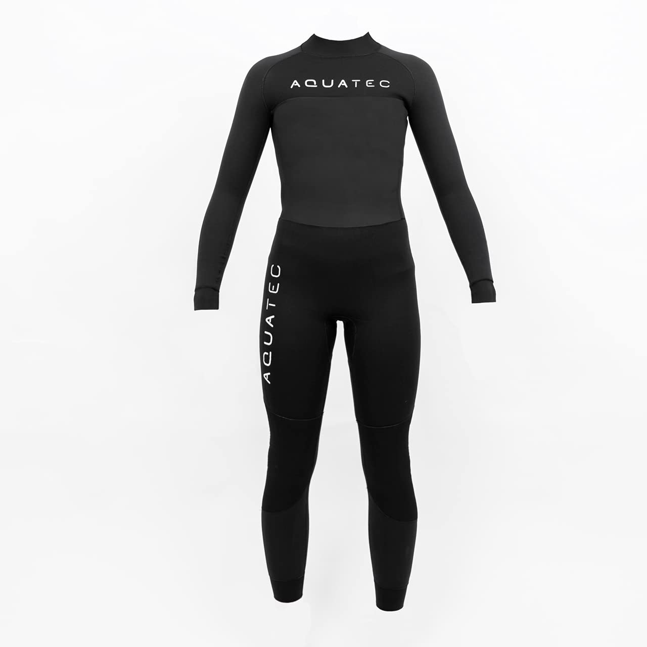 AQUATEC Kombinezon dziecięcy na całej długości - 6 opcji rozmiaru [5-16 lat] | 2x grubość neoprenu: 2 mm i 4/3 mm | kombinezon mokry na całe ciało | Sporty wodne, pływanie i nie tylko