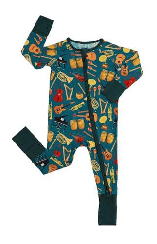 Image of SUZEL Baby Viscose from Bamboo Pajamas - Infant Boys Girls Footless Zippy Pjs Sleep 'N Play Clothes - One Piece Romper