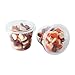 TashiLiving [200Sets-5.5oz Clear Plastic Disposable Portion Cups with Lids, Souffle Cups, Condiment Cups,Jello Shots, Slime & Medicine Premium Small Plastic Containers