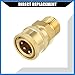 VekAuto Pressure Washer Coupler/Outer Female Washer Gun Adapter Universal for Car/Durable Brass 1/2