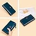 Cnoles Womens Wallet Genuine Leather Large Capacity Wristlet Clutch Purse Credit Card Holder with RFID Blocking Purse