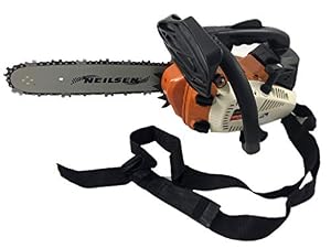 Neilsen CT2298-12in / 300mm Chainsaw Petrol Single-Hand Saw Blade | 25.4cc 2 Stroke Engine | 800W Power | Automatic Oiler | Ideal for Cutting Wood and Timber