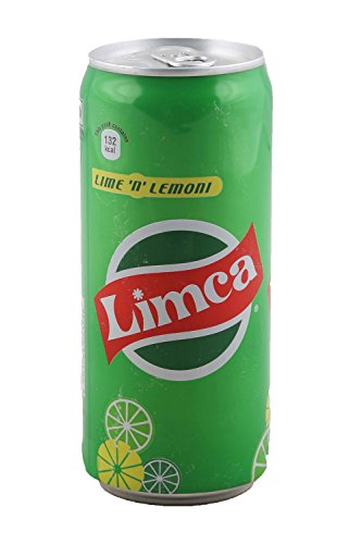 Image of Limca Soft Drink - Lemon Flavor, 300ml Tin