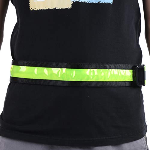 banapoy Cintura iluminada, cintura refletiva recarregável por USB, para caminhadas noturnas e corrid