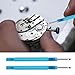 KALIONE 2 Packs Watch Hand Remover Tools Professional Watchmaker Repair Tools Multifunction Puller Watch Hand Remover Setting Tool for Watchhands Repair Replace, Blue