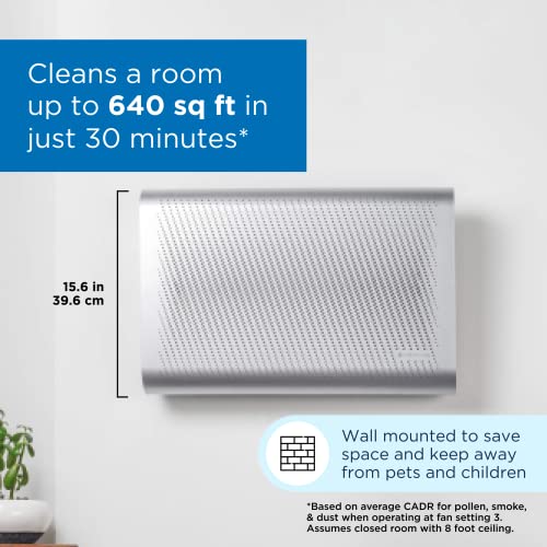 Medify Air Ma-35 Air Purifier With H13 True Hepa Filter | 500 Sq Ft Coverage | For Allergens, Wildfire Smoke, Dust, Odors, Pollen, Pet Dander | Quiet 99.7% Removal To 0.1 Microns | Silver, 1-Pack #TOP1