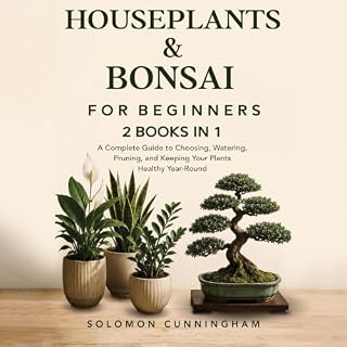 『Houseplants & Bonsai for Beginners』のカバーアート